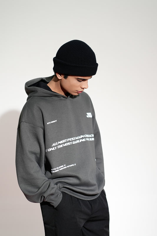 NOCTURE OVERSIZED HOODIE - Buy FALL WINTER - 24/25 Online in India at Main Character