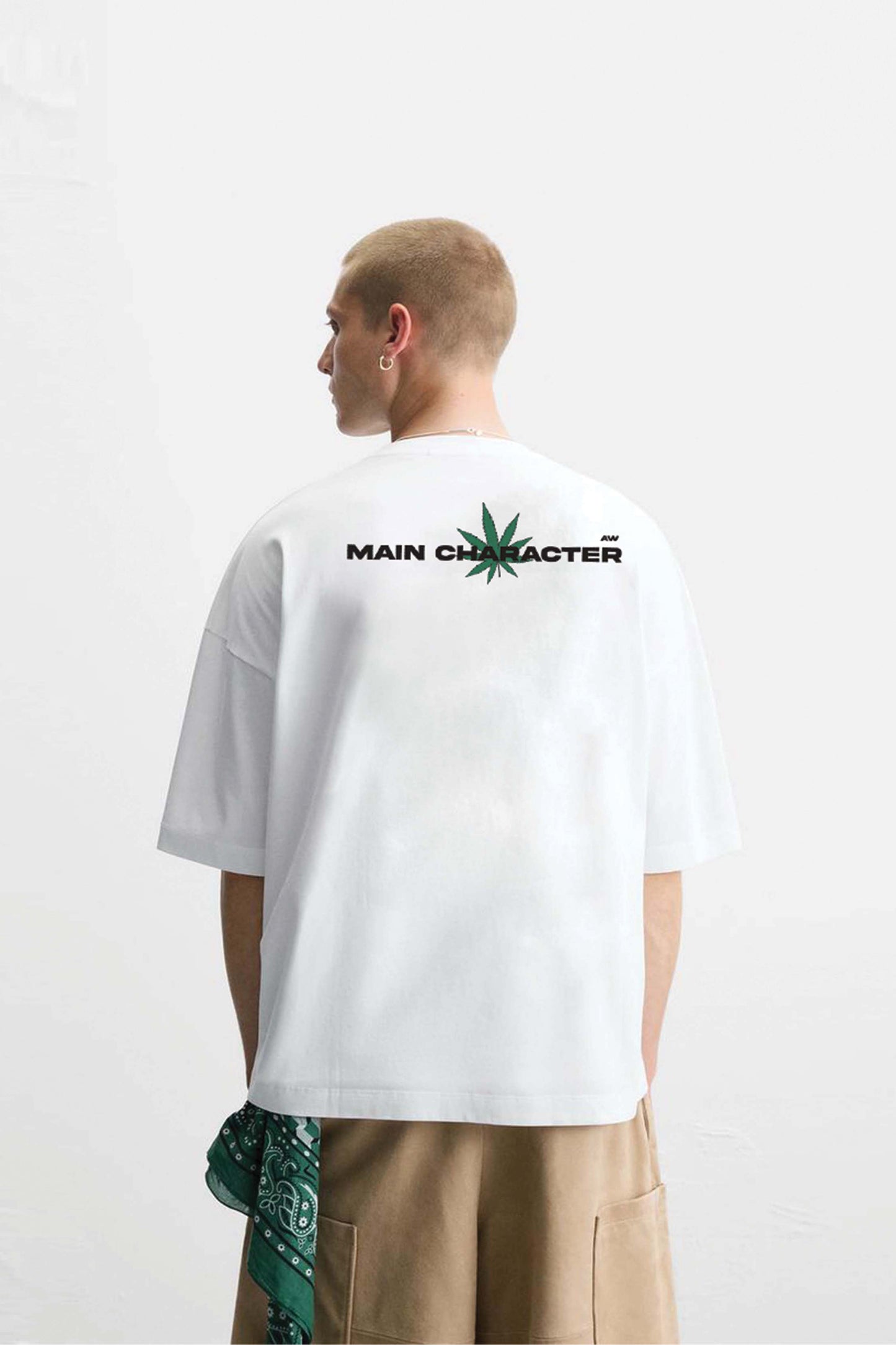 Nirvan White Oversized T-Shirt