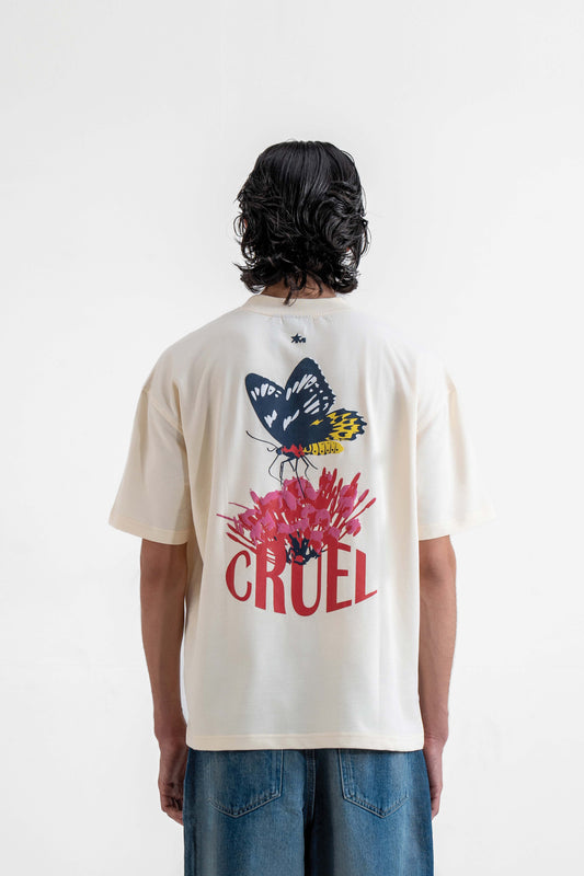 Cruel Cream Oversized T-Shirt - Buy Oversized T-Shirts Online in India at Main Character