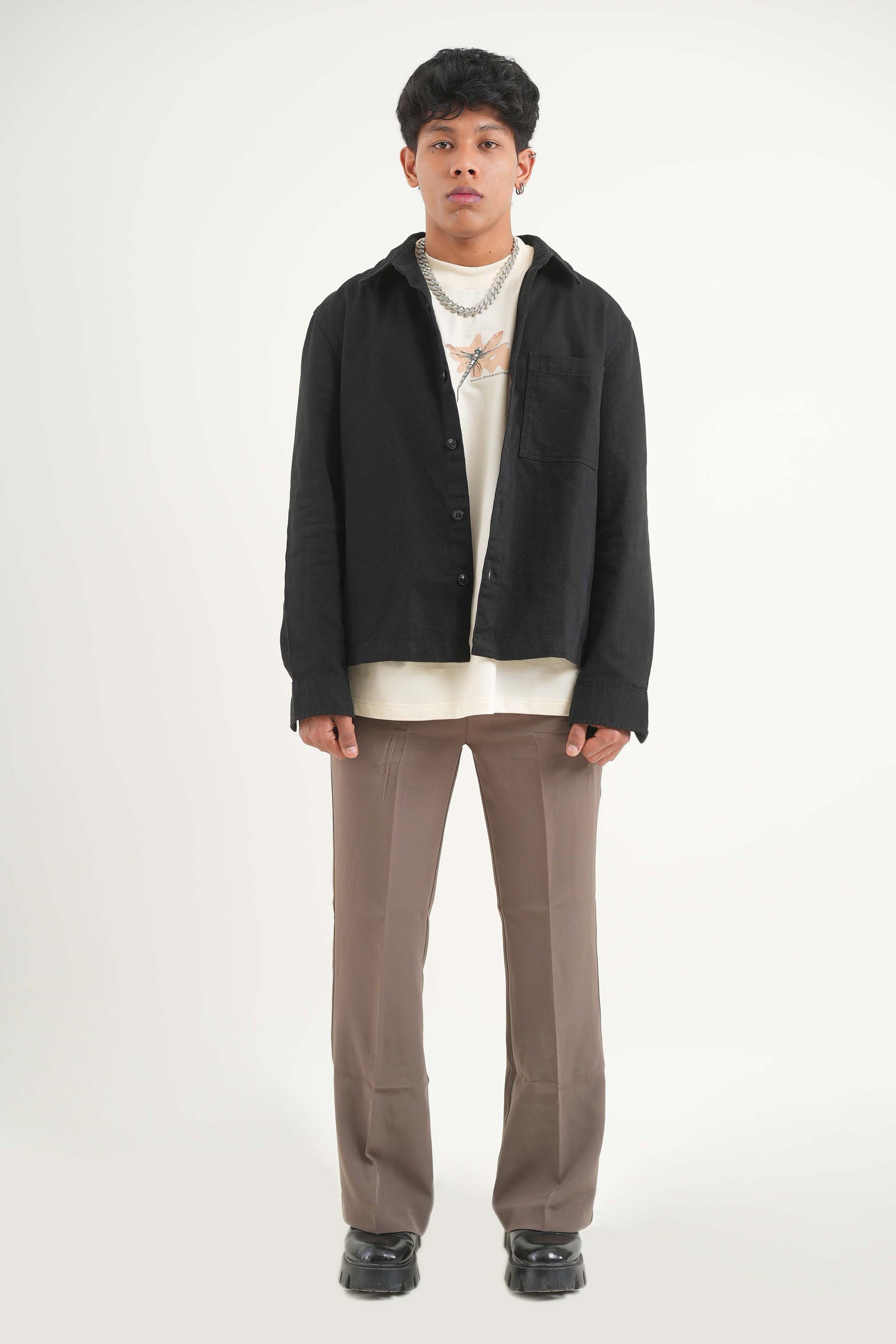 Buy Bourbon Brown Korean Pant Online at Main Character India