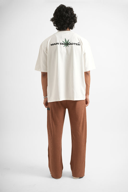 Buy Rusty Brown Waffle Lounge Pants Online at Main Character India