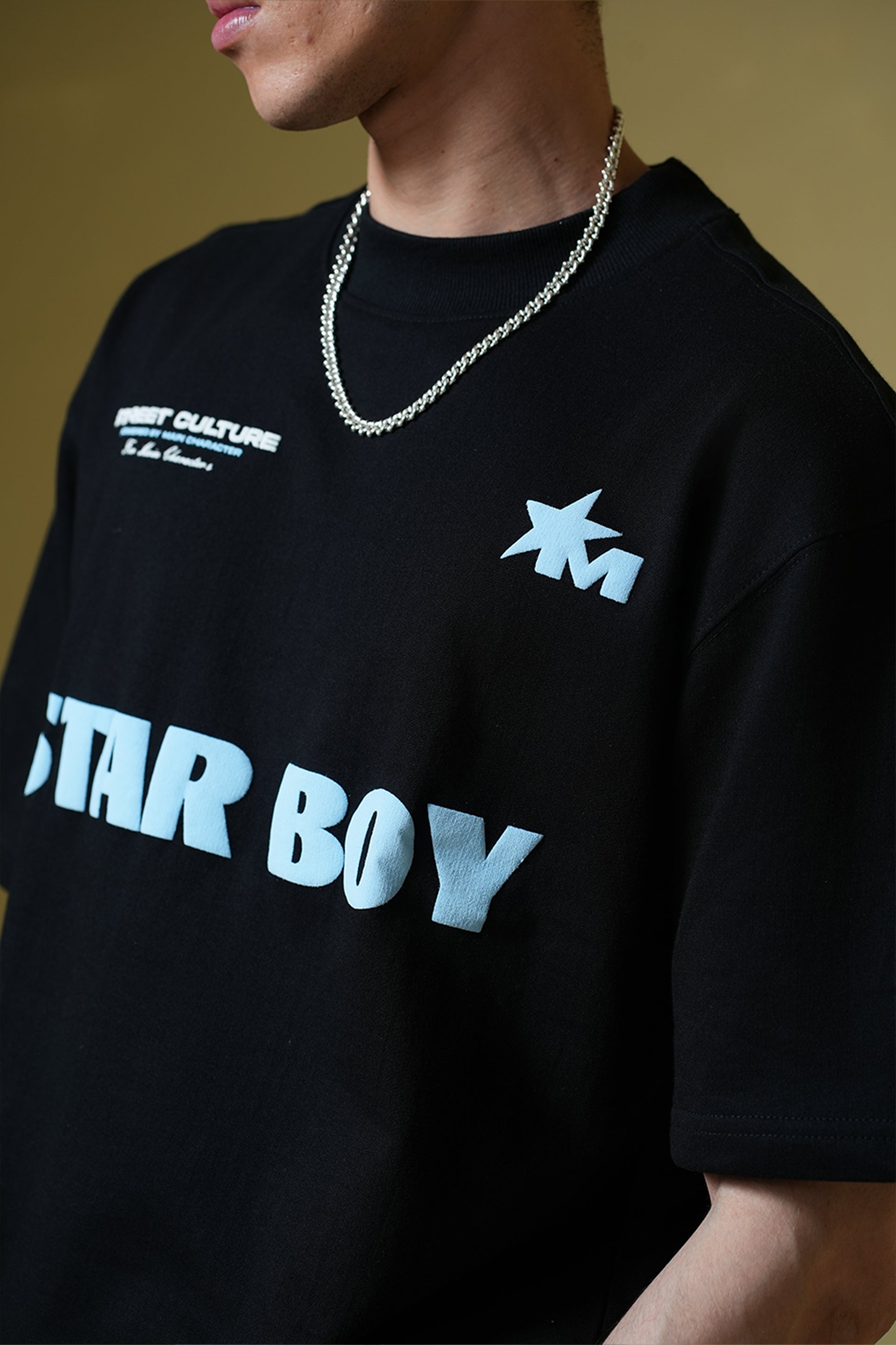 Buy Star Boy Black Oversized T-Shirt Online at Main Character India