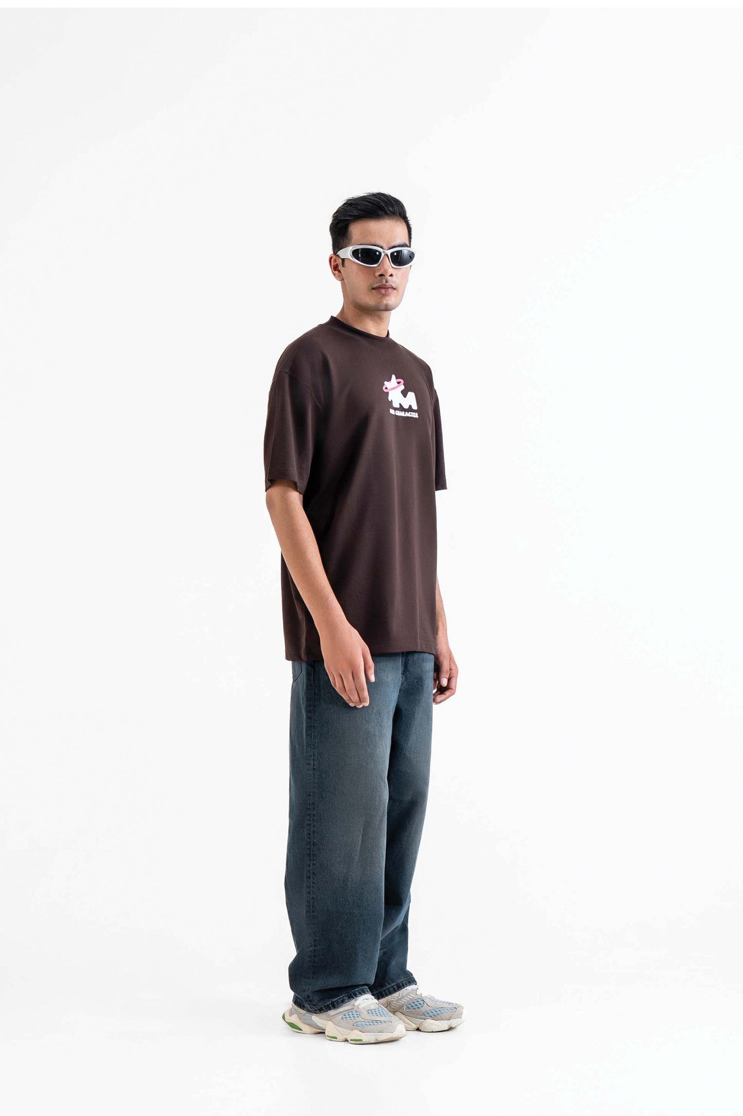 God's Plan Brown Oversized T-Shirt