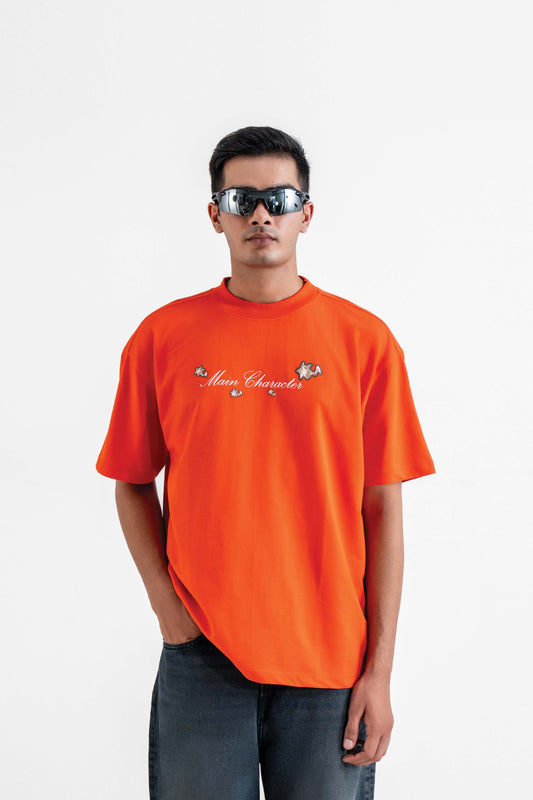 Veni Vidi Vici Orange Oversized T-Shirt - Buy Oversized T-Shirts Online in India at Main Character