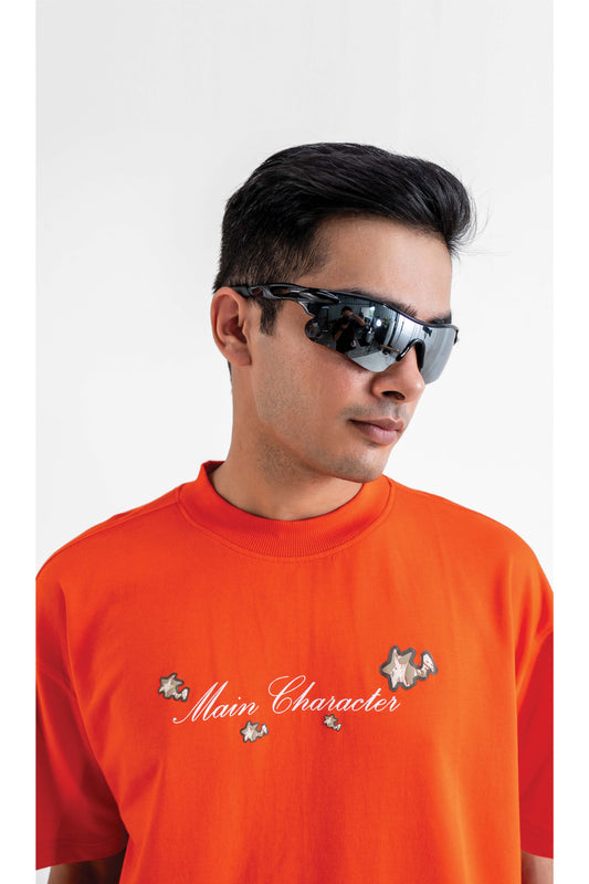 Veni Vidi Vici Orange Oversized T-Shirt - Buy Oversized T-Shirts Online in India at Main Character
