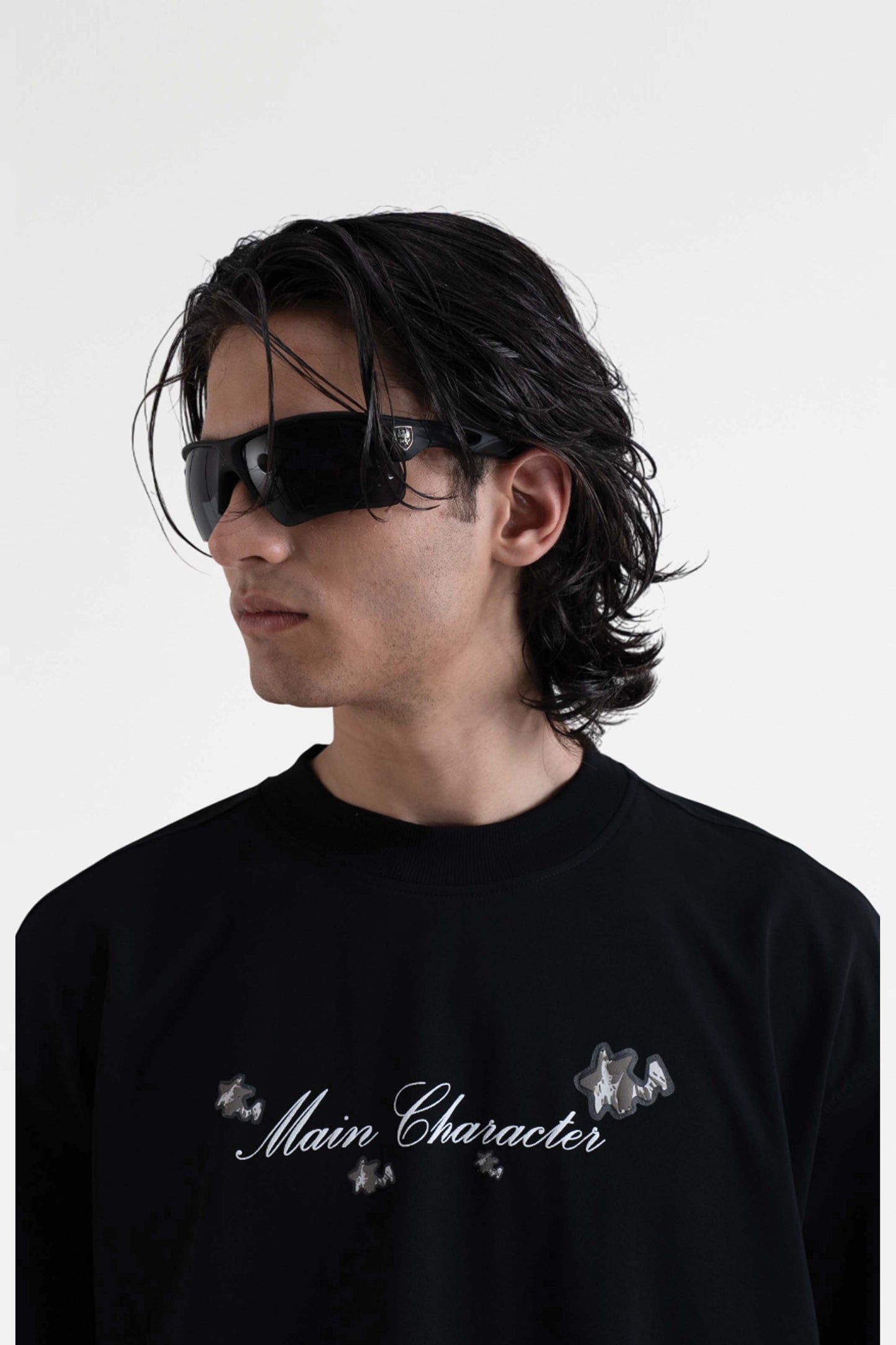 Veni Vidi Vici Black Oversized T-Shirt