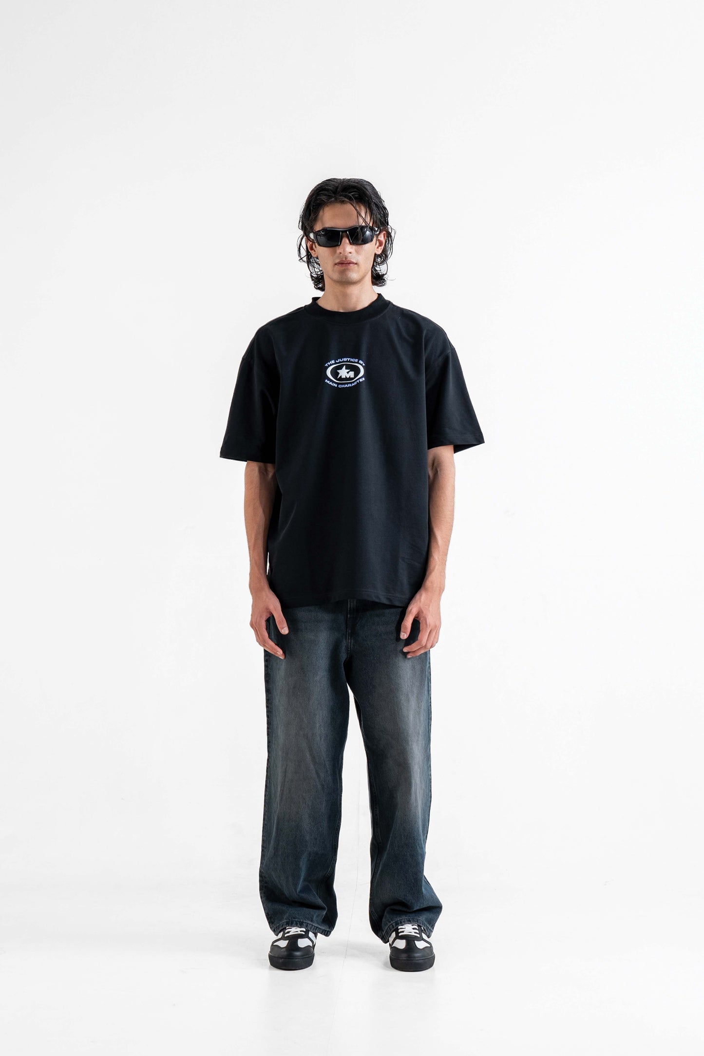 The Justice Black Oversized T-Shirt