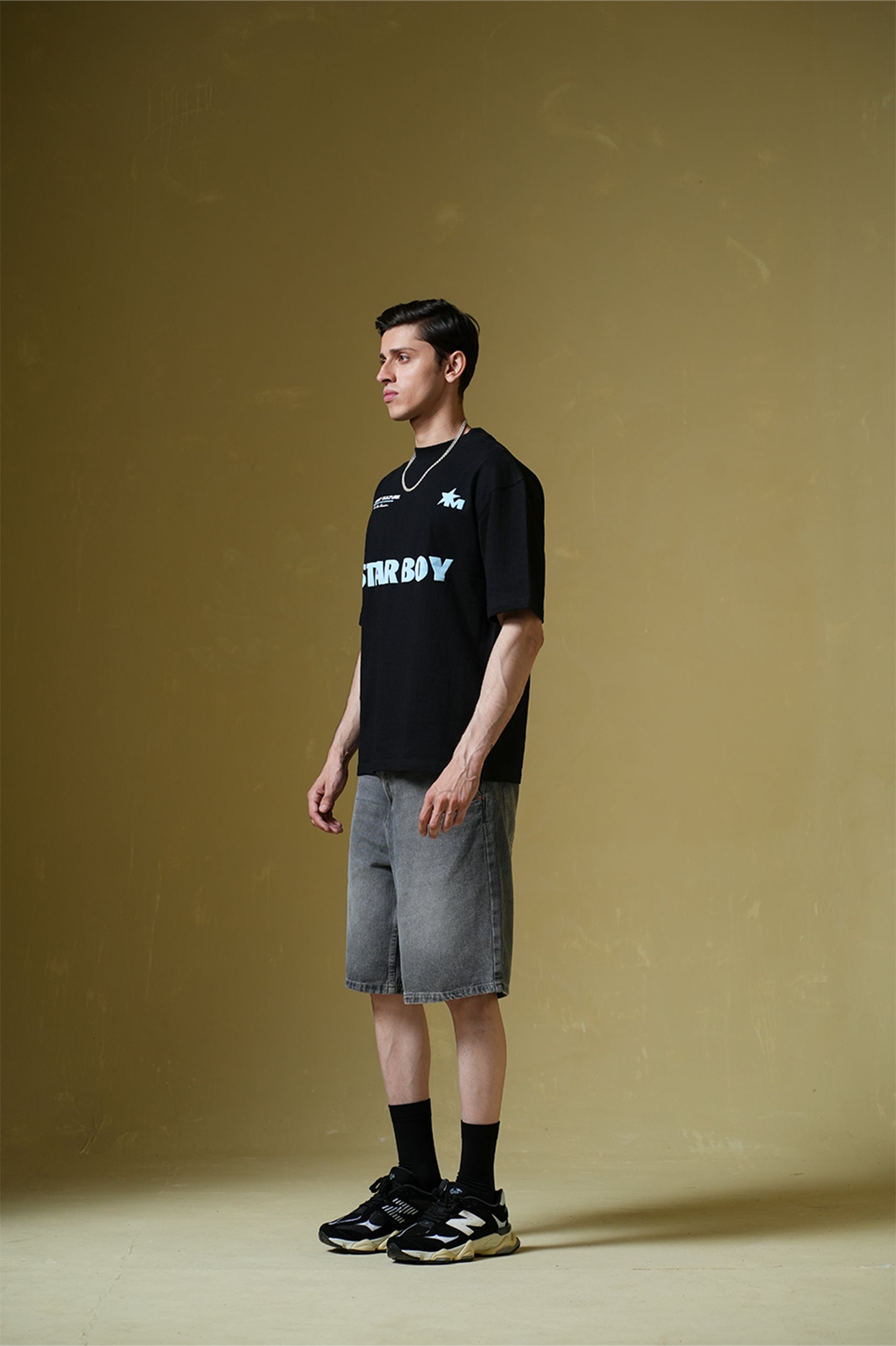 Buy Star Boy Black Oversized T-Shirt Online at Main Character India