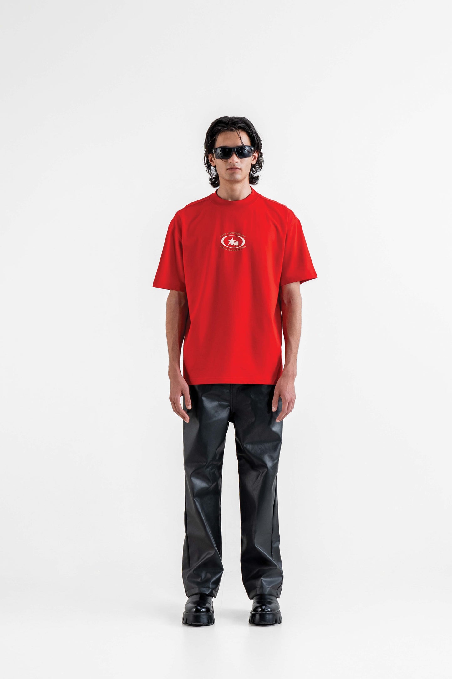 The Justice Red Oversized T-Shirt