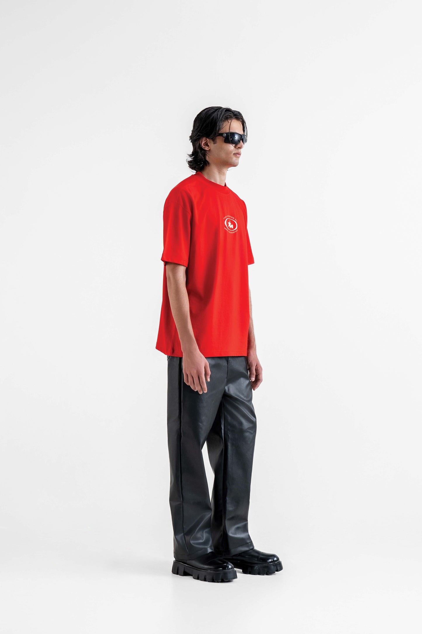 The Justice Red Oversized T-Shirt