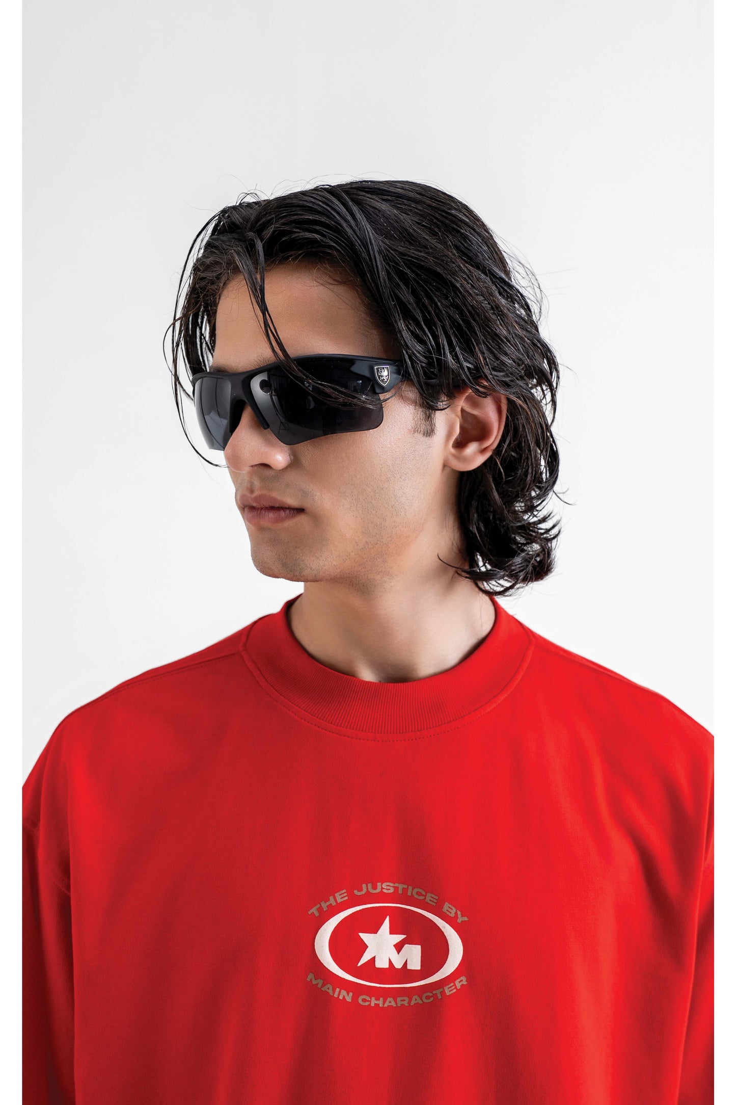 The Justice Red Oversized T-Shirt