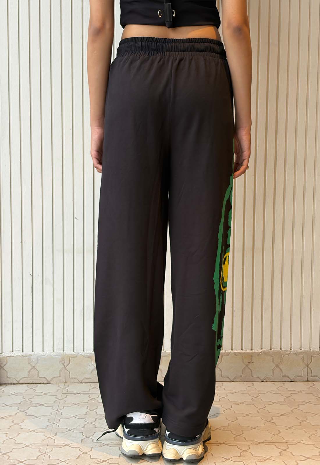 Orbit Black Cotton Pant