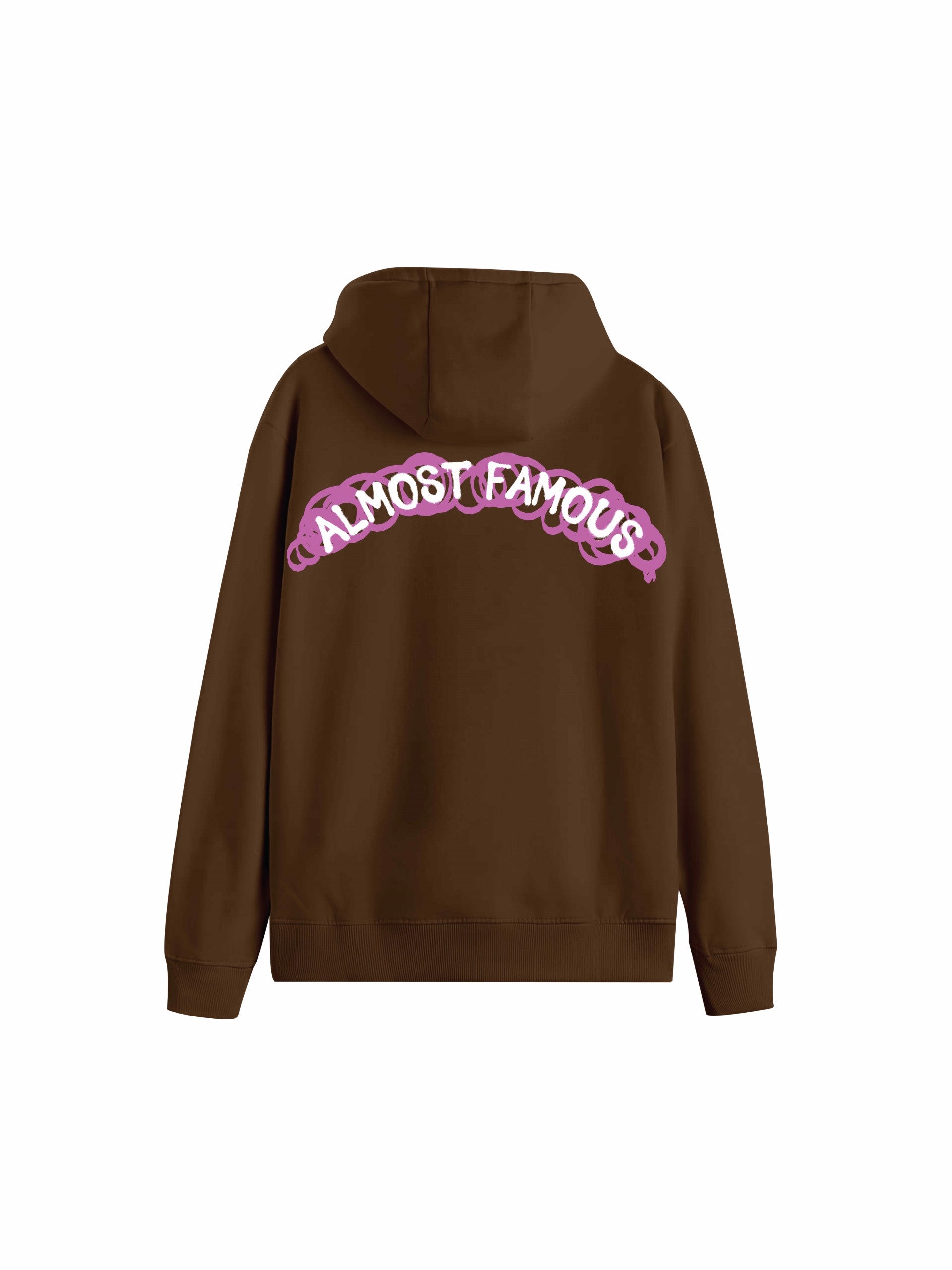 Almost Famous Brown Oversized Hoodie