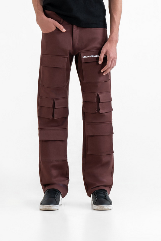 Claret Utility Cargo - Buy Denim Cargo Pants Online in India at Main Character