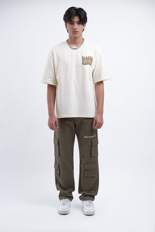 Ranger Khaki Knitted Cargo - Buy Denim Cargo Pants Online in India at Main Character