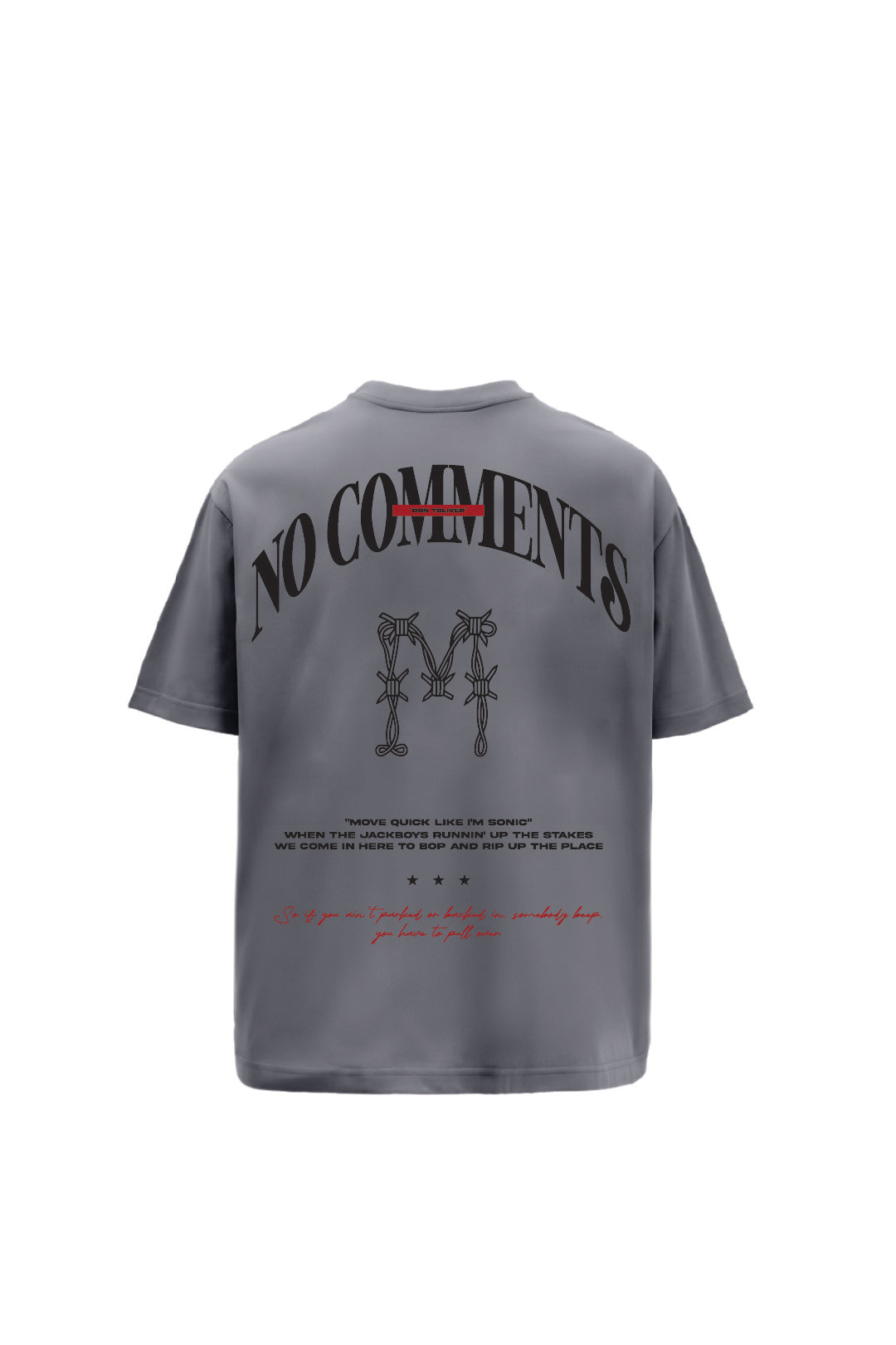 No comments Grey Oversized t-shirt