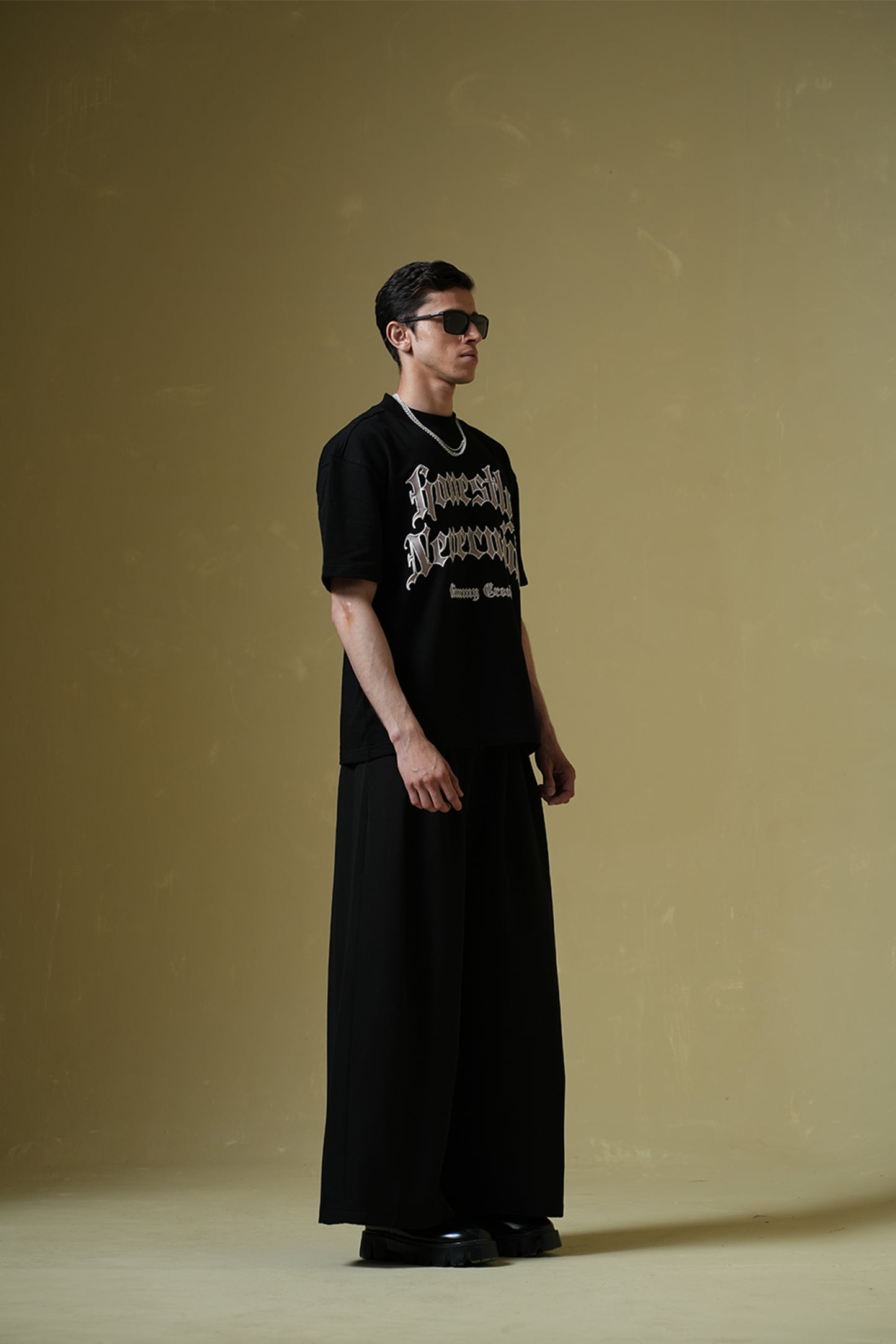 Nevermind Black Oversized T-shirt