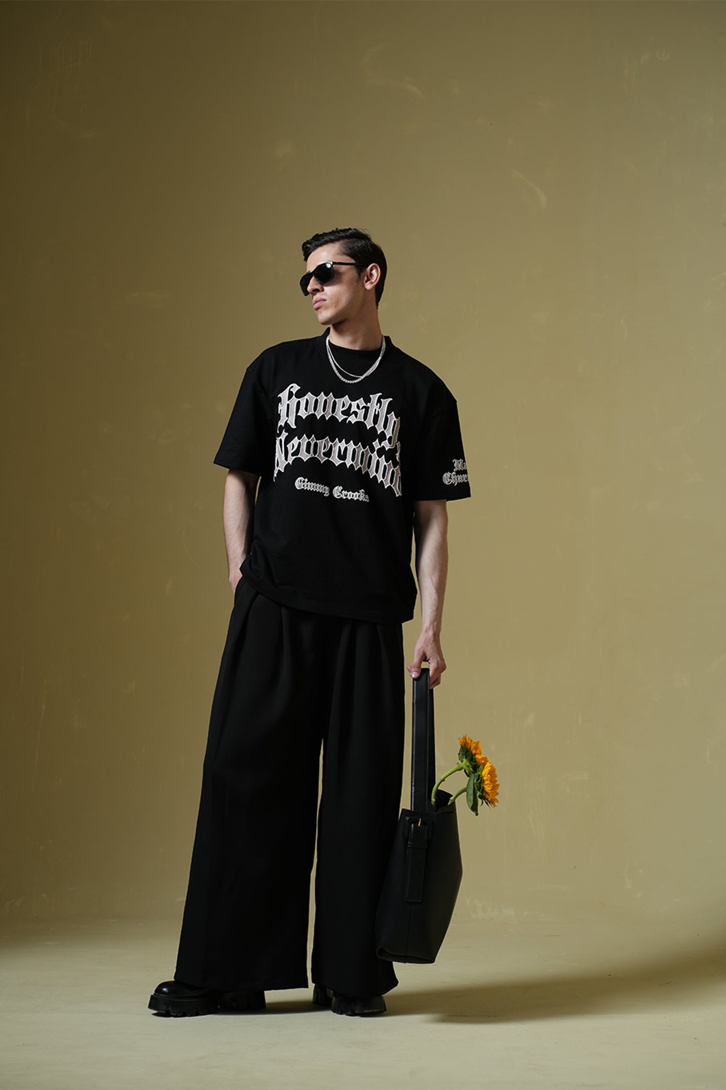 Nevermind Black Oversized T-shirt