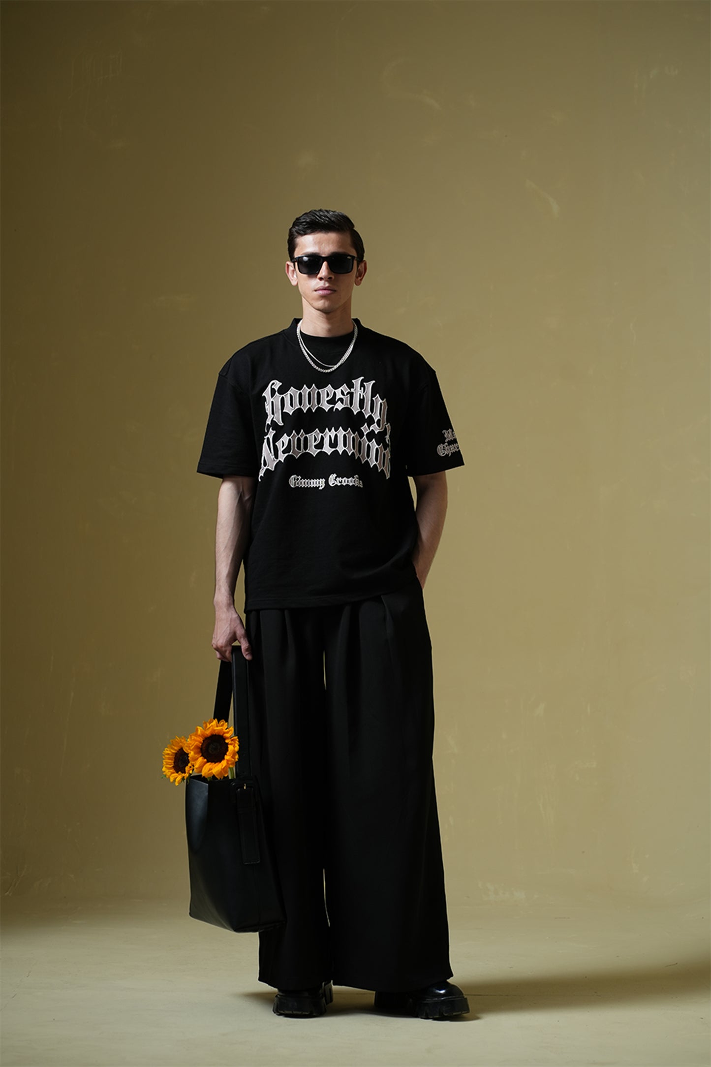 Nevermind Black Oversized T-shirt