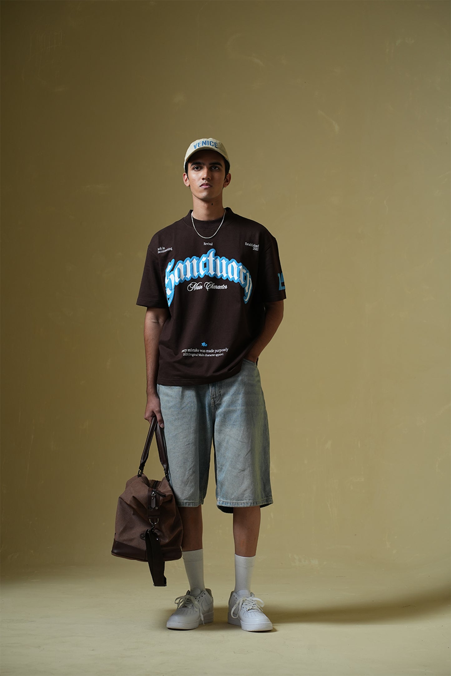Sanctuary Brown Oversized t-shirt
