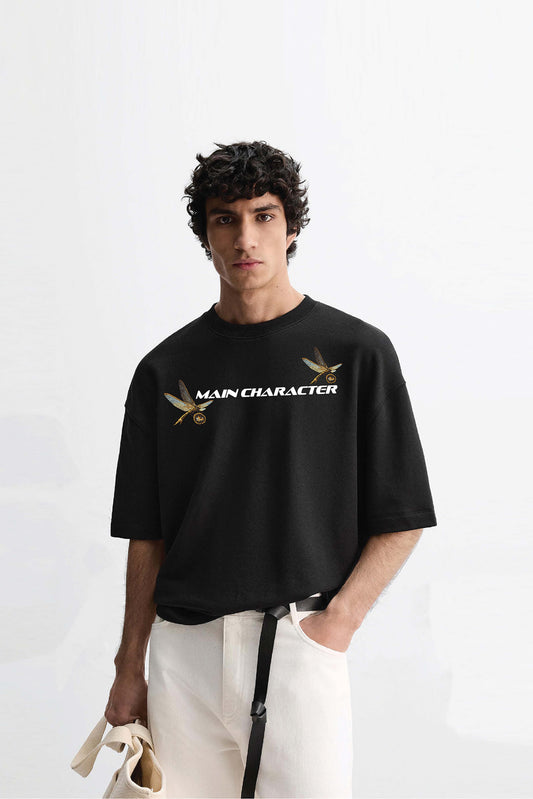 Timeless Black Oversized T-Shirt - Buy Oversized T-Shirts Online in India at Main Character
