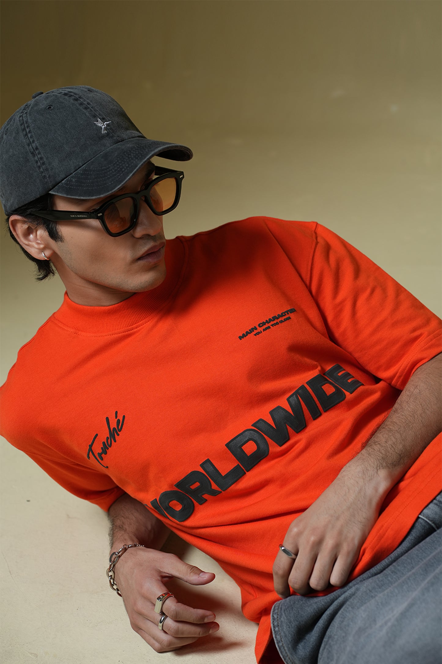 Worldwide Orange Oversized T-shirt