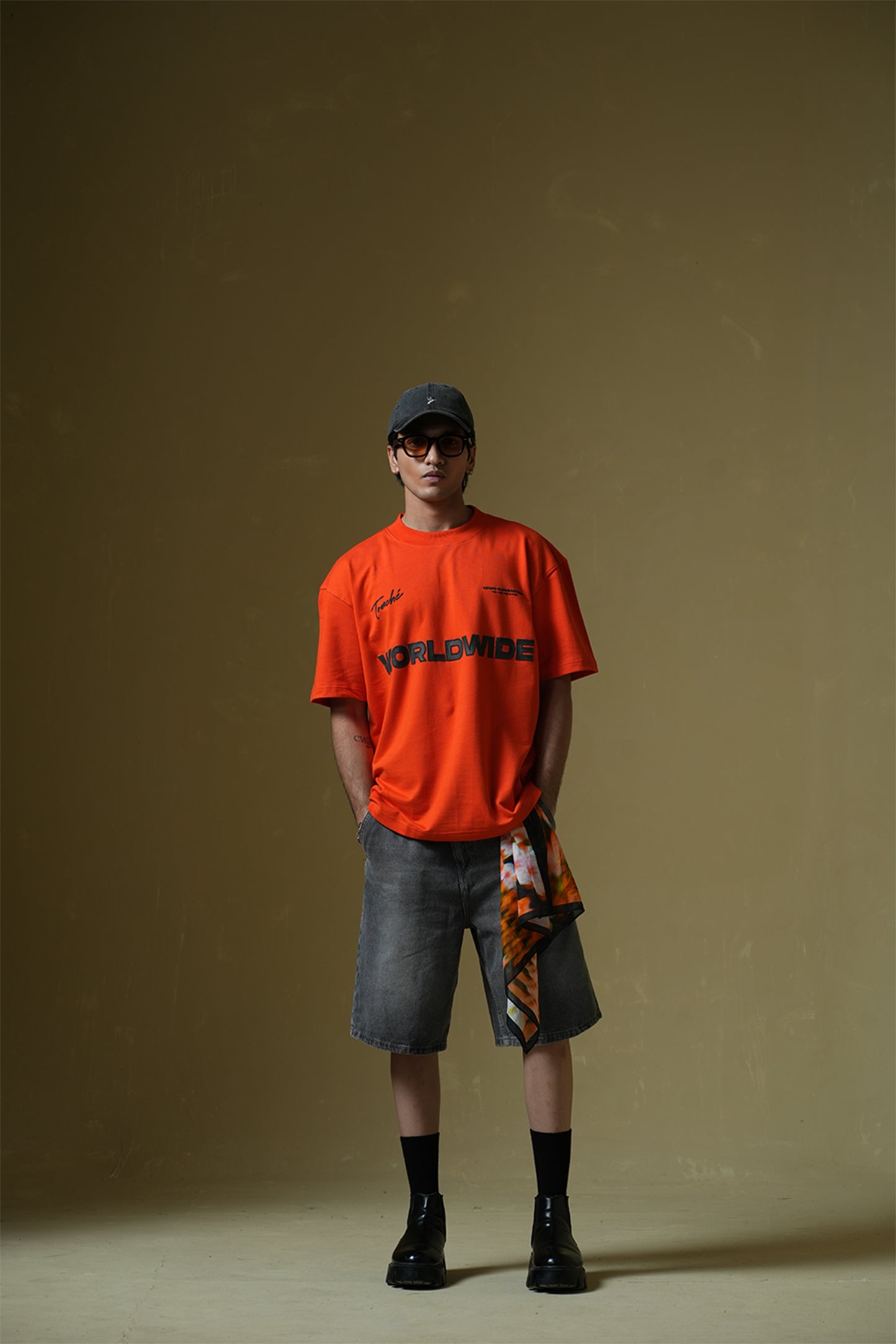 Worldwide Orange Oversized T-shirt