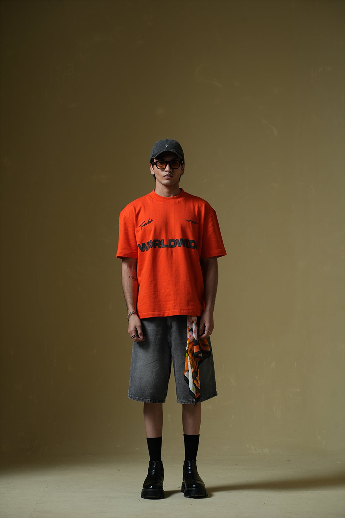 Worldwide Orange Oversized T-shirt