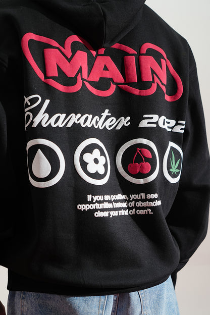 Buy DIGITAL BLACKOUT OVERSIZED HOODIE Online at Main Character India
