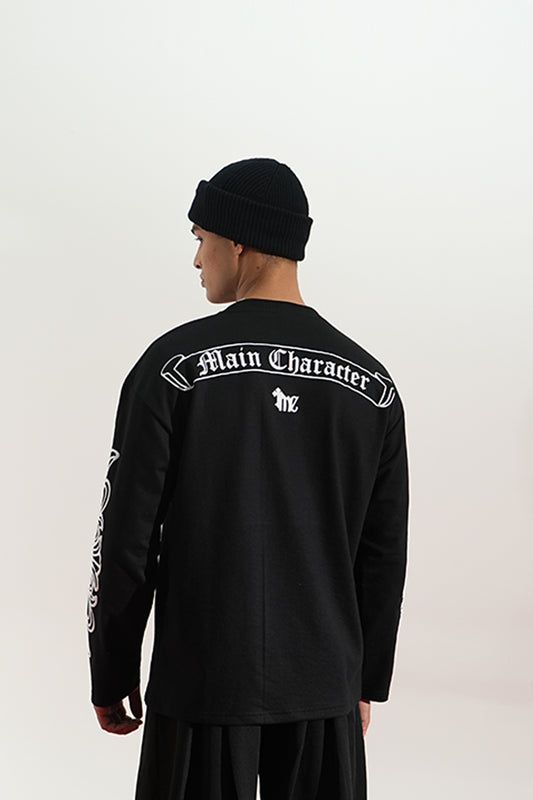 GRAVEEN FULL SLEEVES OVERSIZED T-SHIRT - Buy Oversized T-Shirts Online in India at Main Character