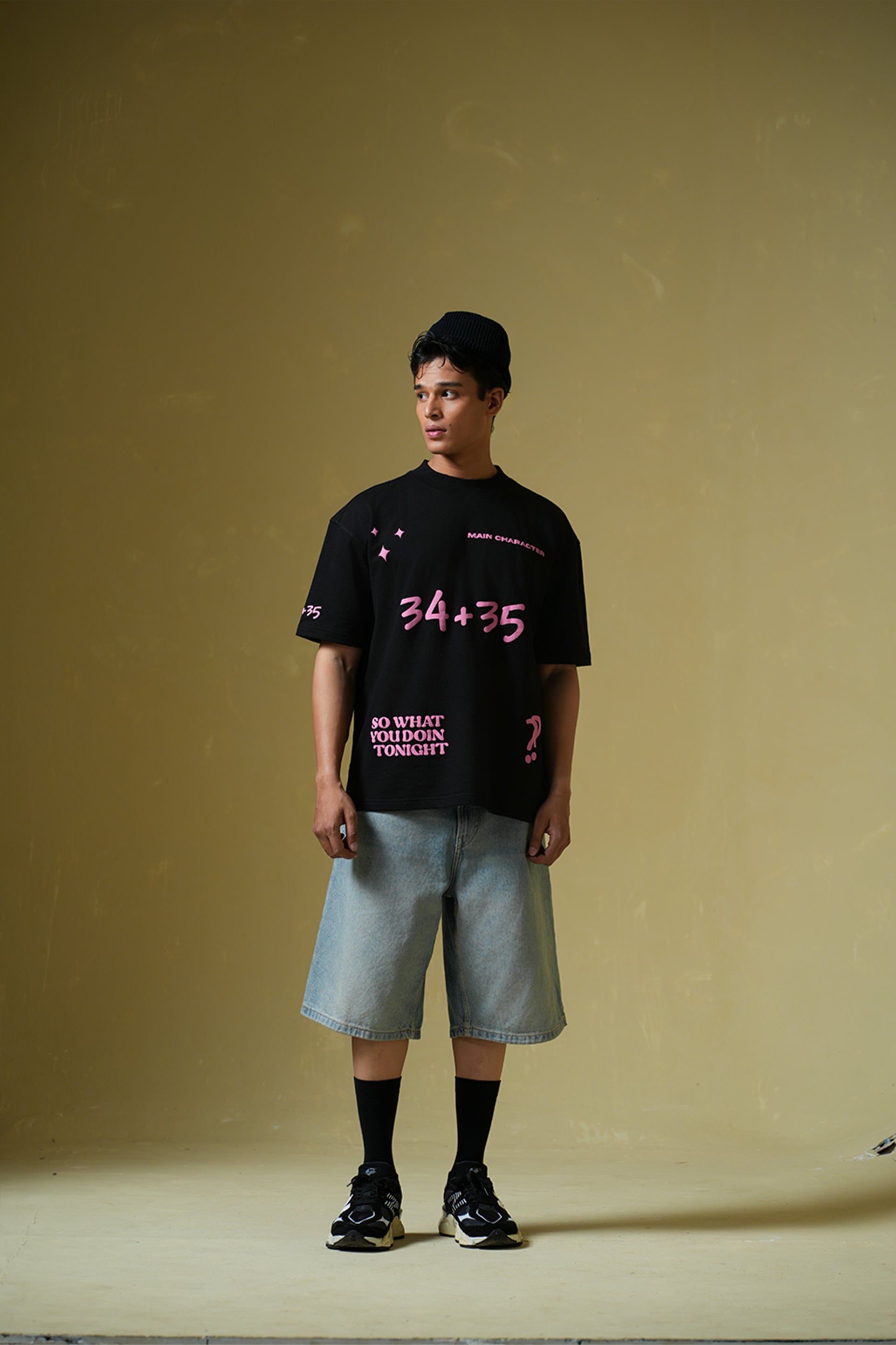 Buy 34+35 Oversized T-shirt Online at Main Character India