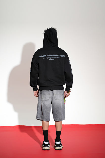 Buy IMPERIAL OVERSIZED ZIPPER HOODIE Online at Main Character India