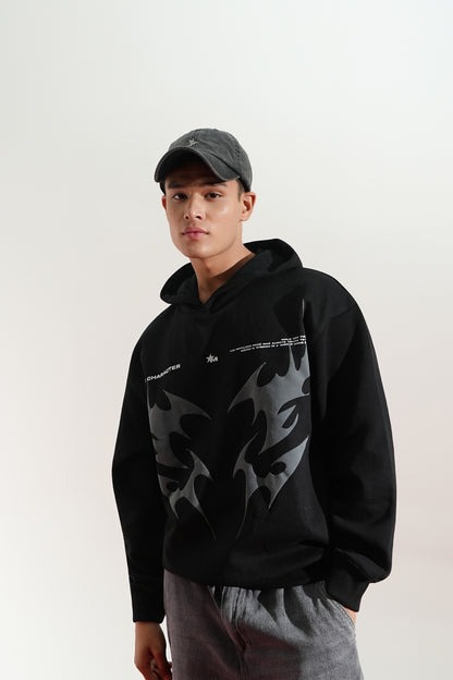 Buy BLACK AURA OVERSIZED HOODIE Online at Main Character India