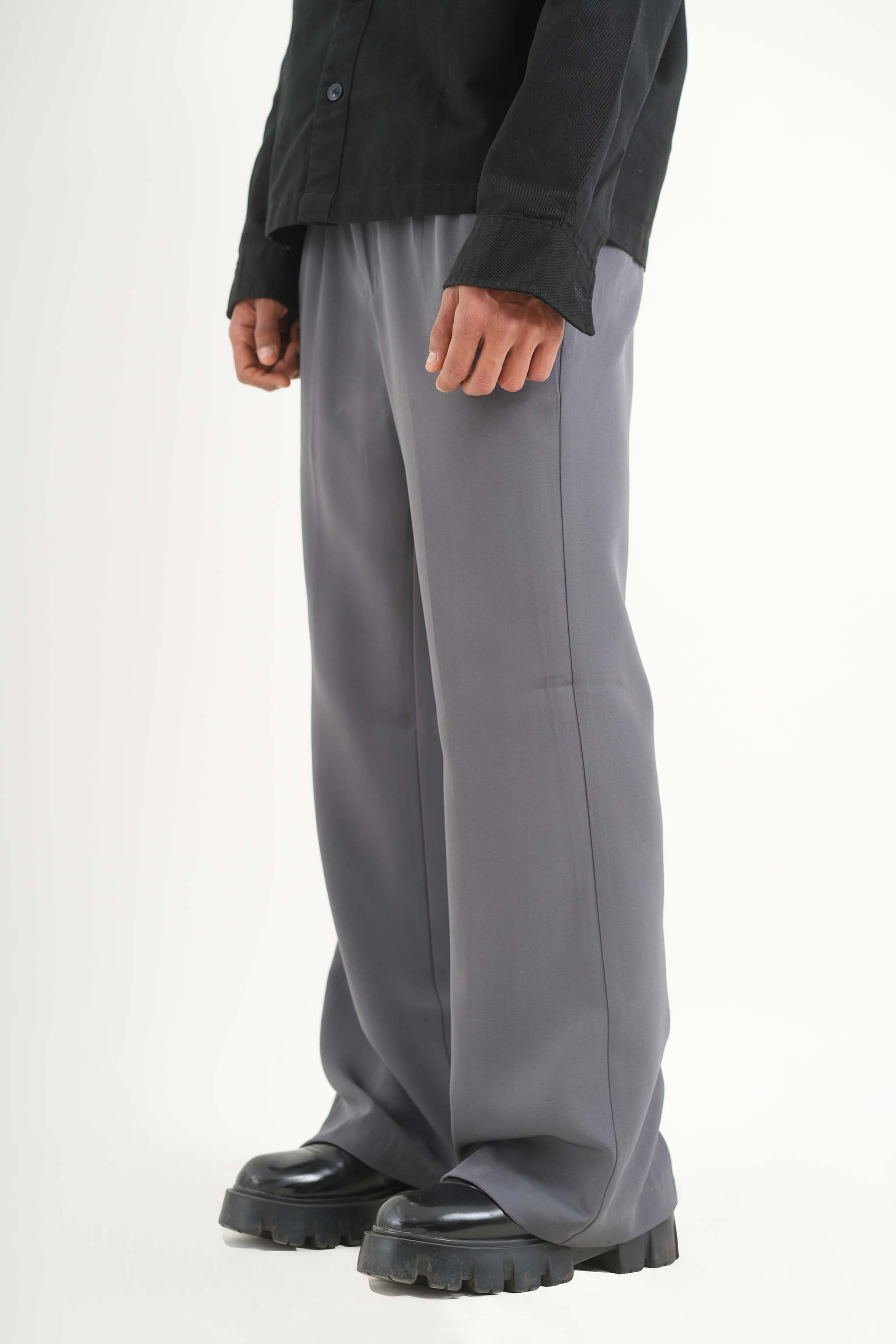 Smokey Grey Korean Pant