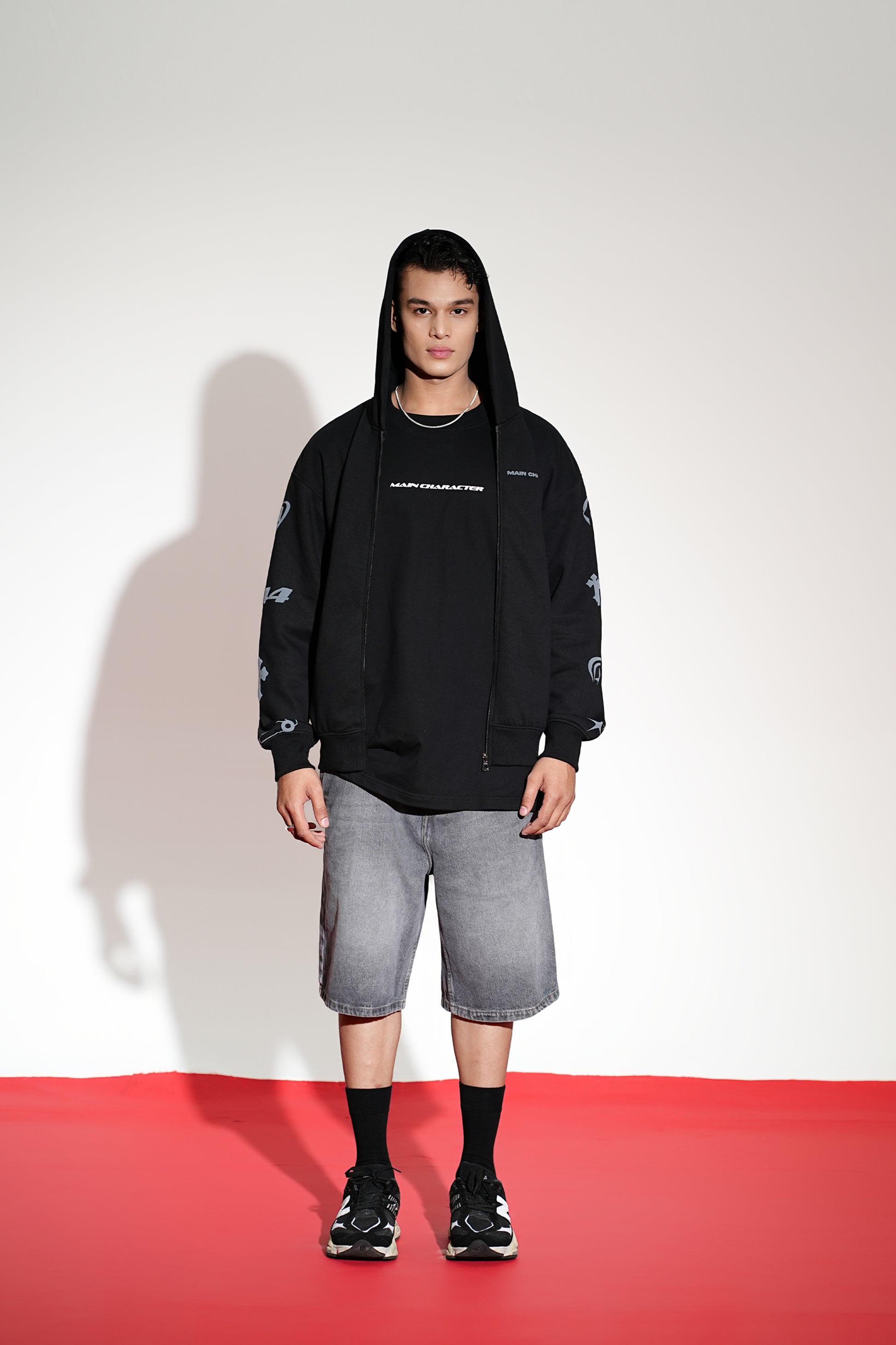 Buy IMPERIAL OVERSIZED ZIPPER HOODIE Online at Main Character India