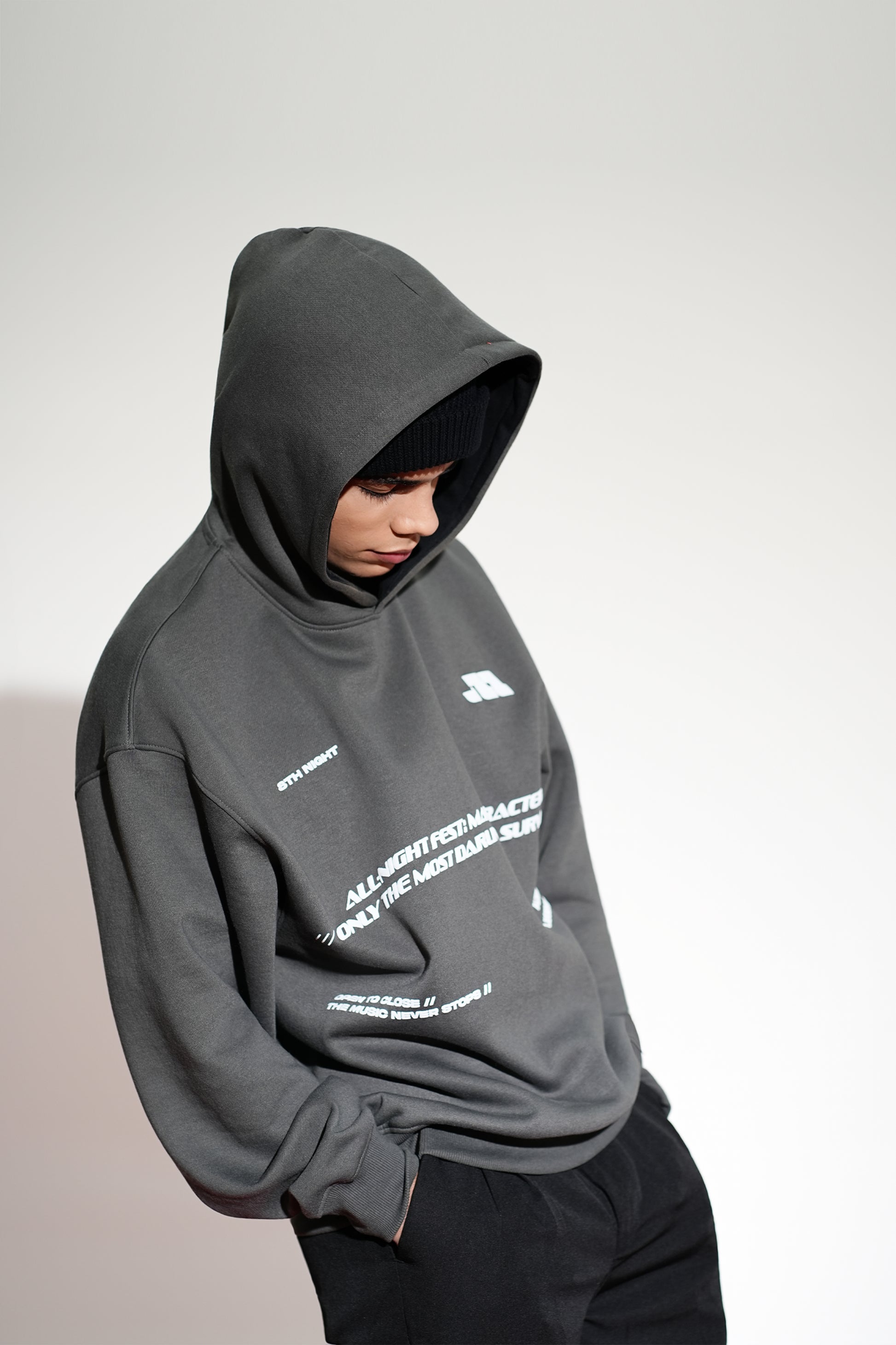Buy NOCTURE OVERSIZED HOODIE Online at Main Character India