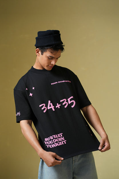 Buy 34+35 Oversized T-shirt Online at Main Character India