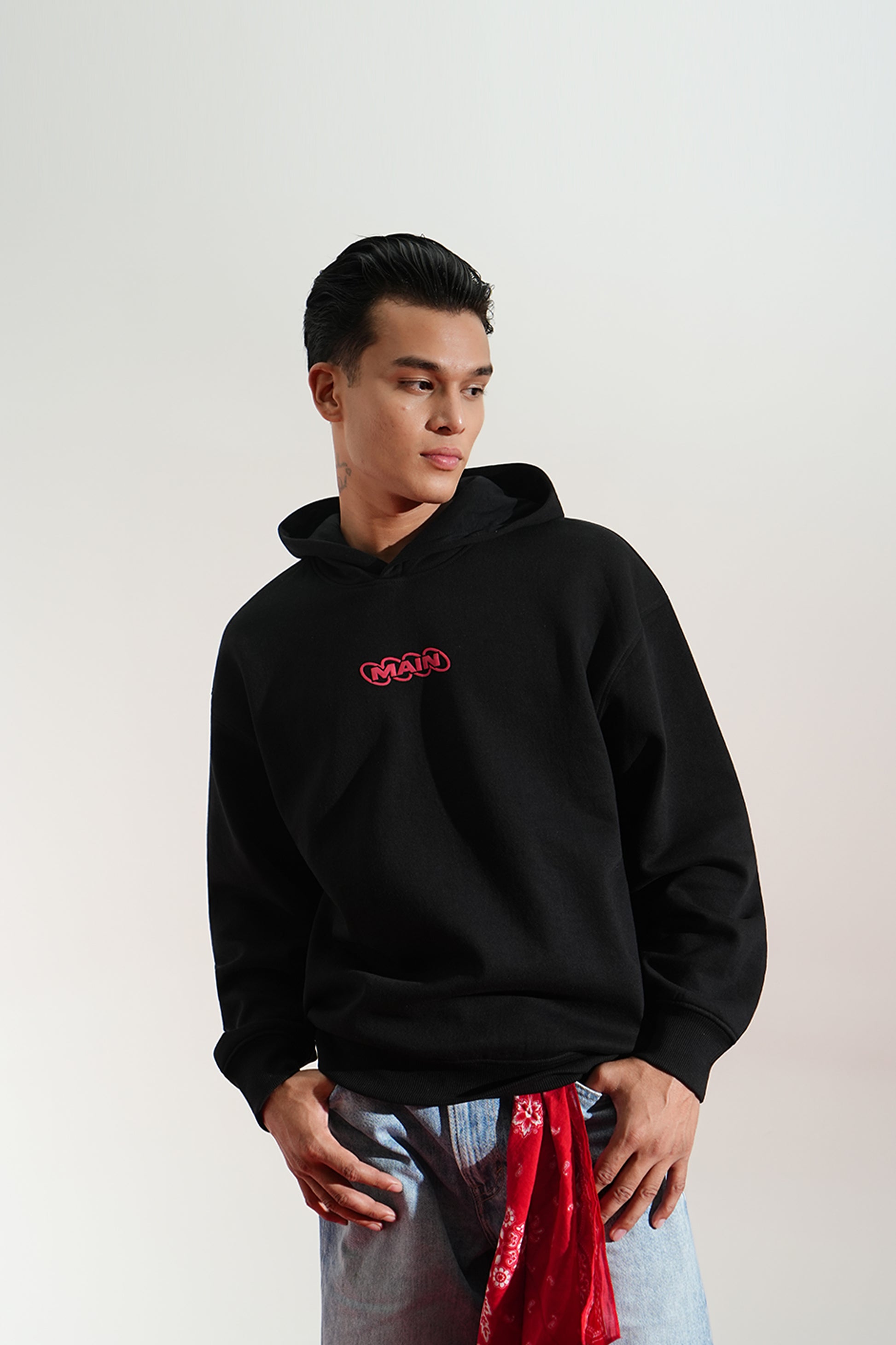 Buy DIGITAL BLACKOUT OVERSIZED HOODIE Online at Main Character India