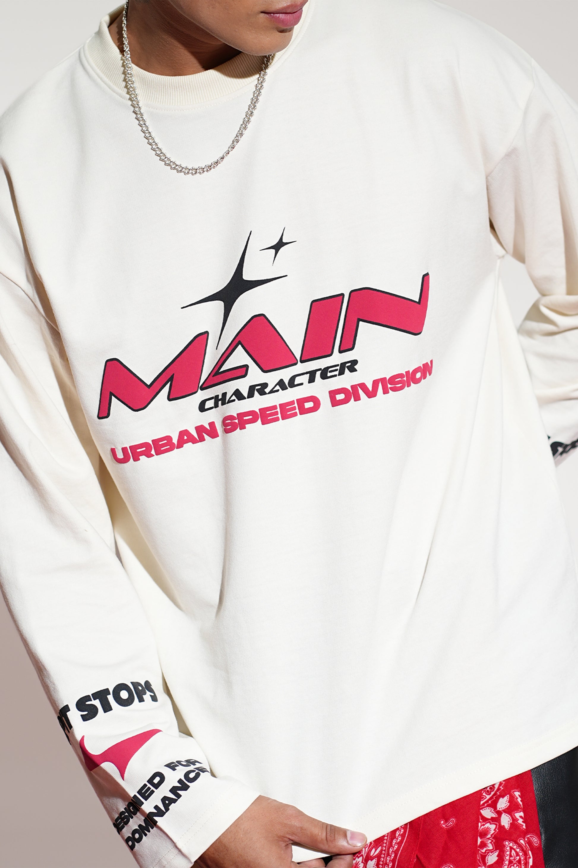 Buy MONOTONE SWEAT T-SHIRT Online at Main Character India
