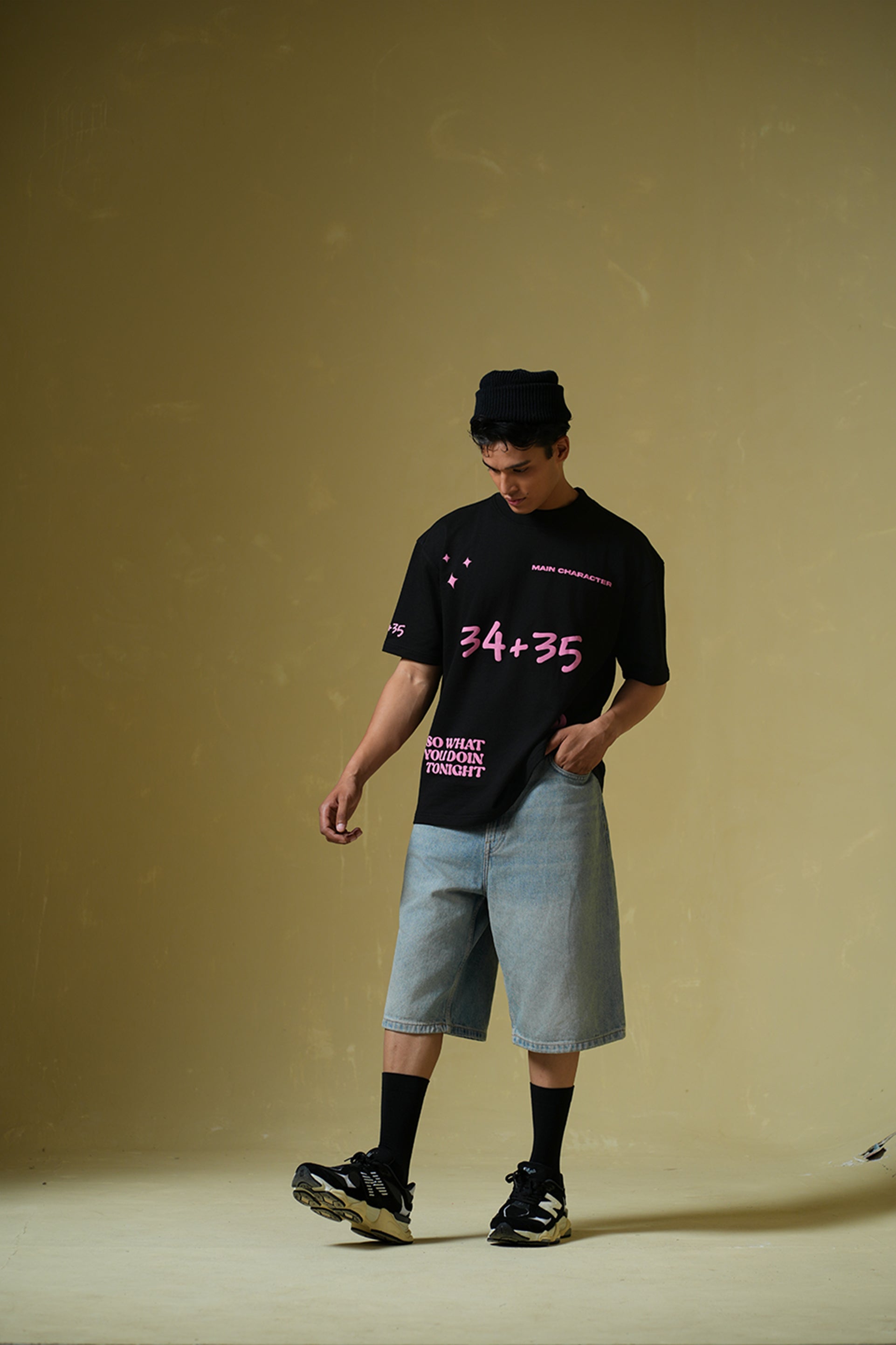 Buy 34+35 Oversized T-shirt Online at Main Character India