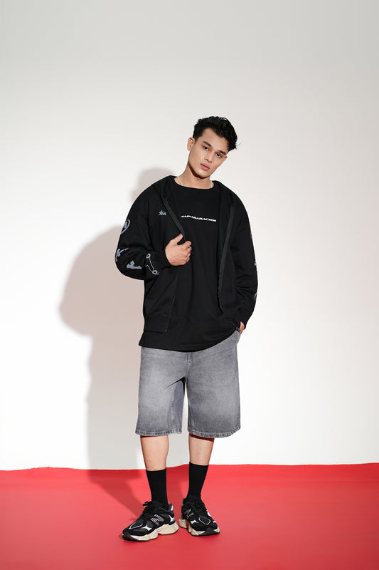 IMPERIAL OVERSIZED ZIPPER HOODIE - Buy Oversized Hoodies For Women Online in India at Main Character