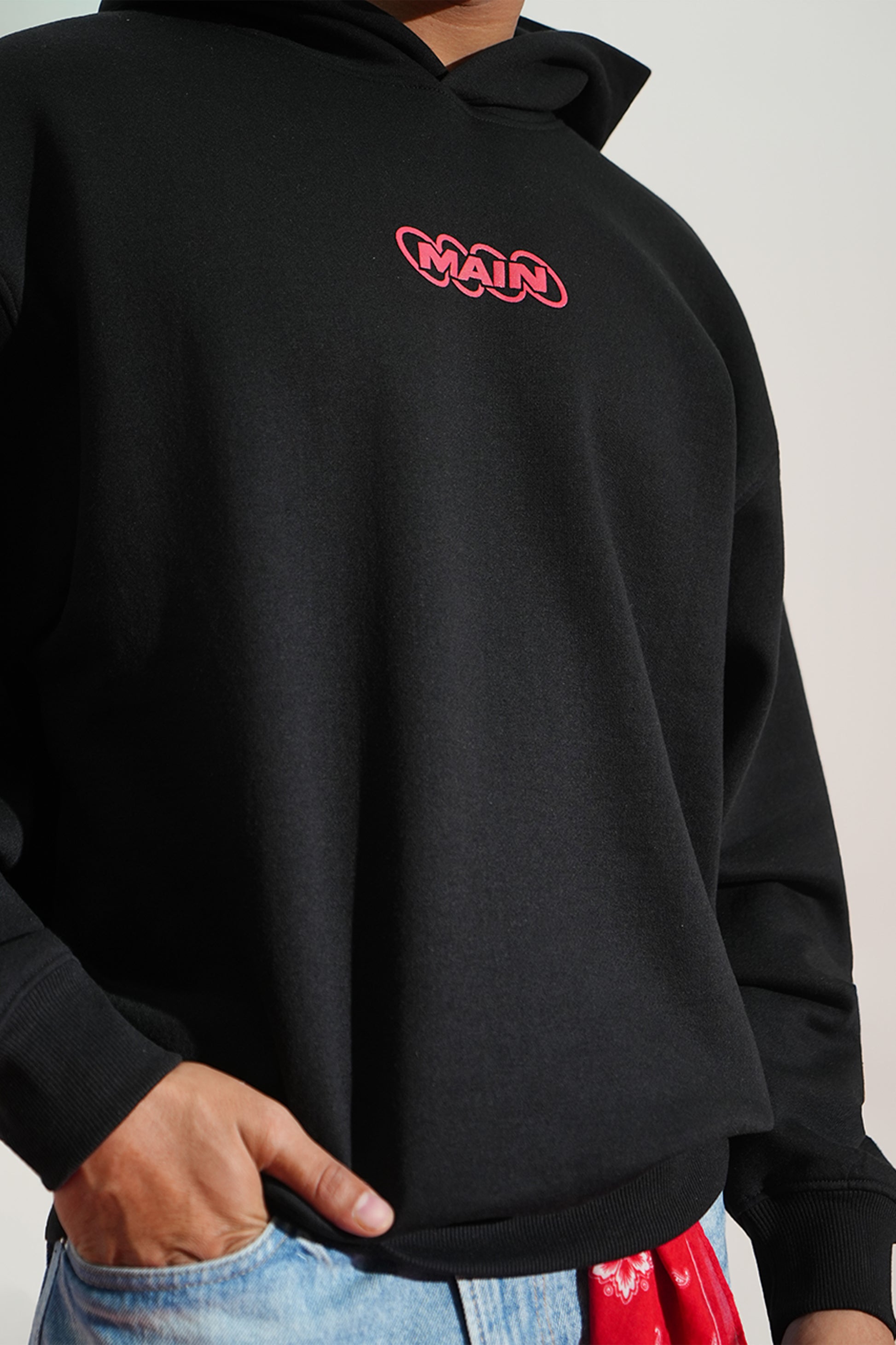 Buy DIGITAL BLACKOUT OVERSIZED HOODIE Online at Main Character India