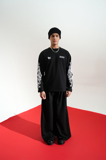 Buy GRAVEEN FULL SLEEVES OVERSIZED T-SHIRT Online at Main Character India