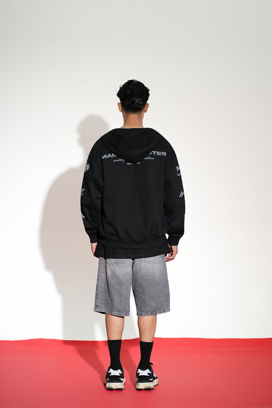 IMPERIAL OVERSIZED ZIPPER HOODIE - Buy Oversized Hoodies For Women Online in India at Main Character