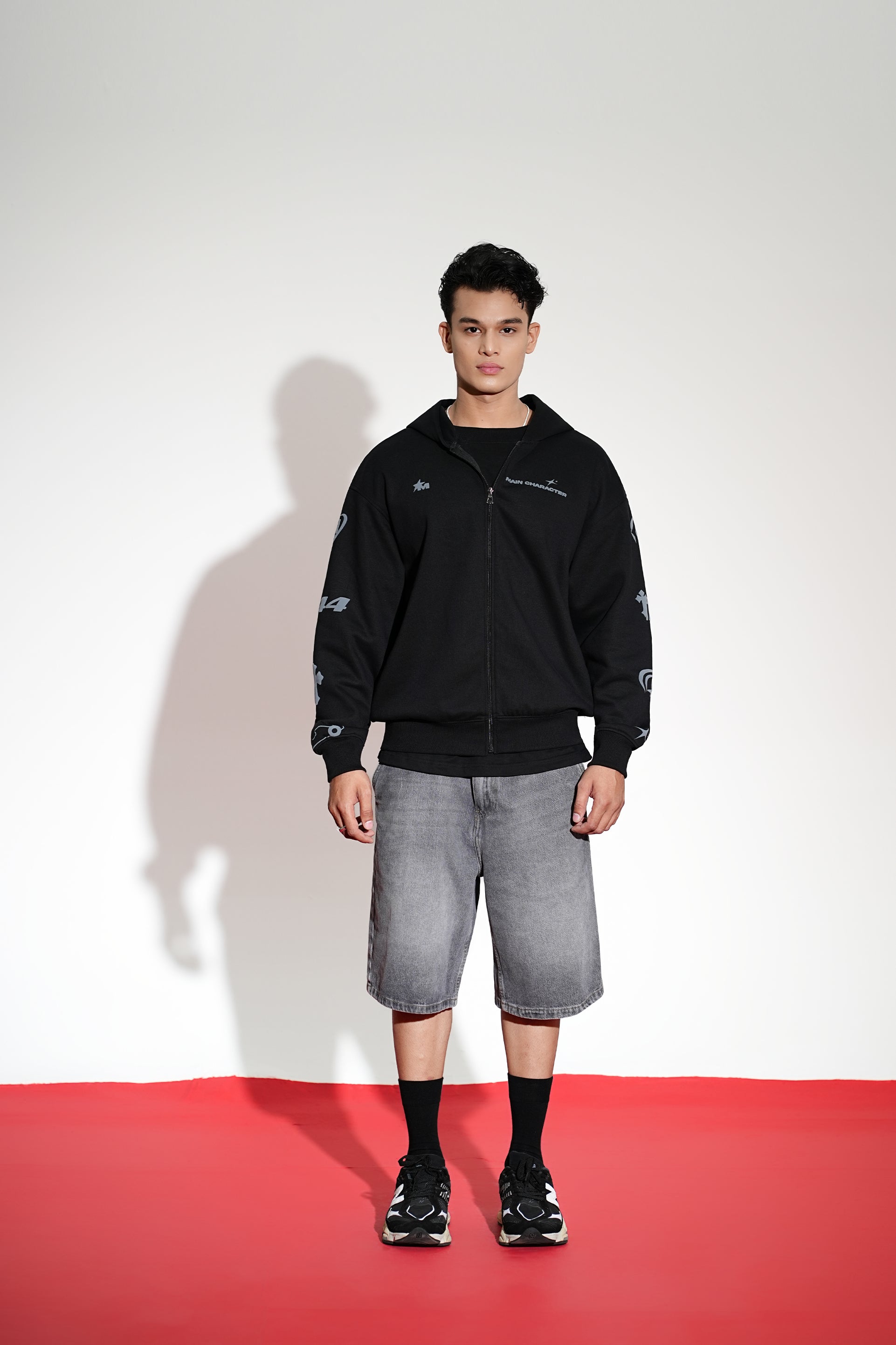 Buy IMPERIAL OVERSIZED ZIPPER HOODIE Online at Main Character India