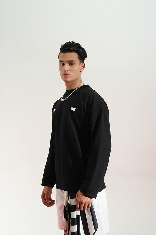 MIDNIGHT ECHO SWEAT T-SHIRT - Buy Oversized T-Shirts Online in India at Main Character