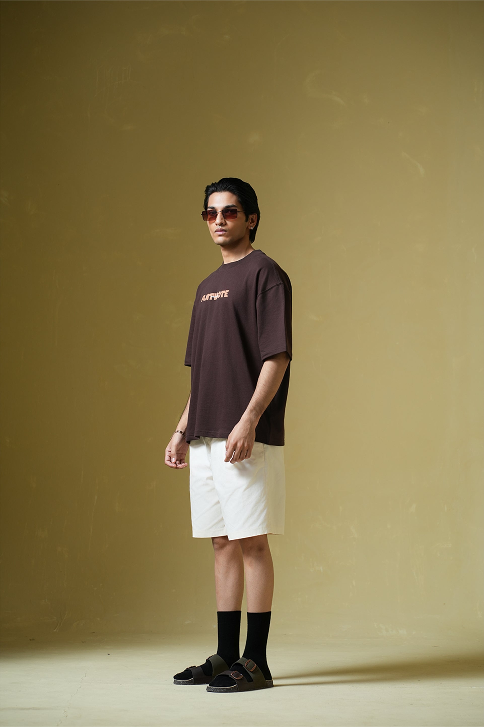 Buy Antidote Brown Oversized T-Shirt Online at Main Character India