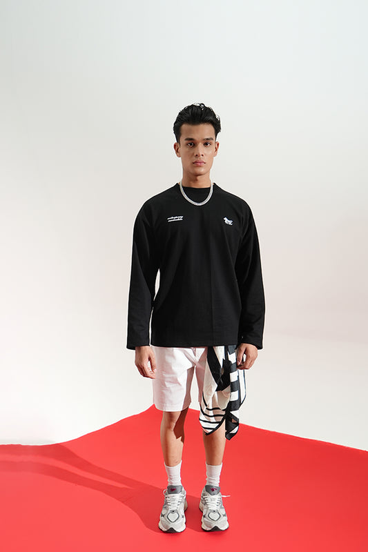 MIDNIGHT ECHO SWEAT T-SHIRT - Buy Oversized T-Shirts Online in India at Main Character