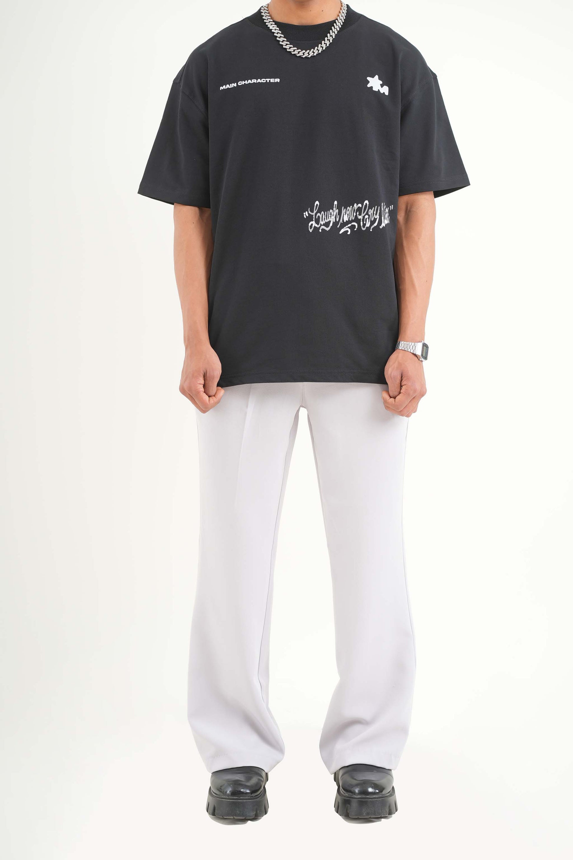 Buy Cloud Grey Korean Pant Online at Main Character India