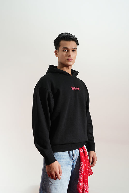 DIGITAL BLACKOUT OVERSIZED HOODIE - Buy Oversized Hoodies For Women Online in India at Main Character